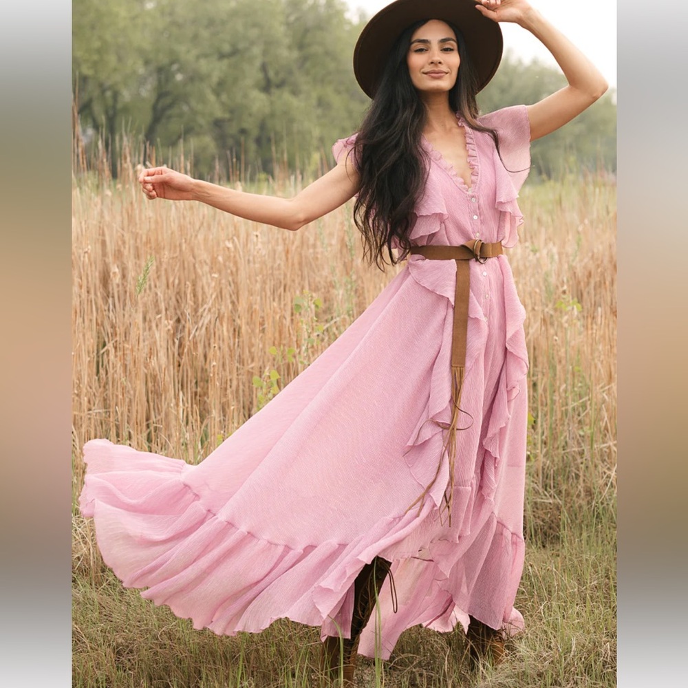 Joyfolie Cass Dress in Light Orchid- Size L- New w/ tags! Retail: $128